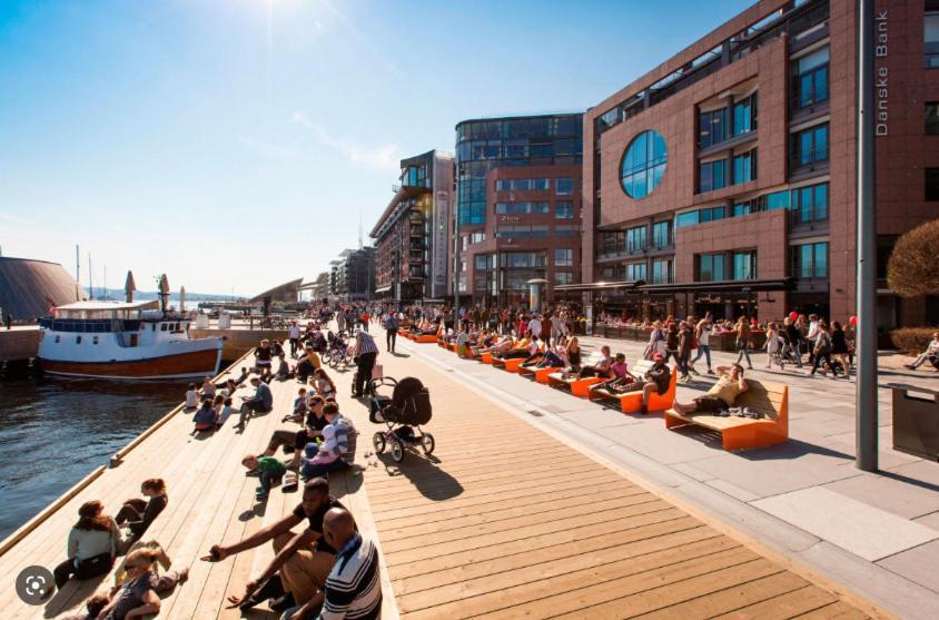Ferienwohnung Penthouse Sentralt I Oslo Exterior foto